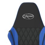 PC, gaming si accesorii - Gaming - Accesorii gaming - Scaune gaming - Scaun de gaming de masaj, negru si albastru, piele ecologica - Infinity.ro