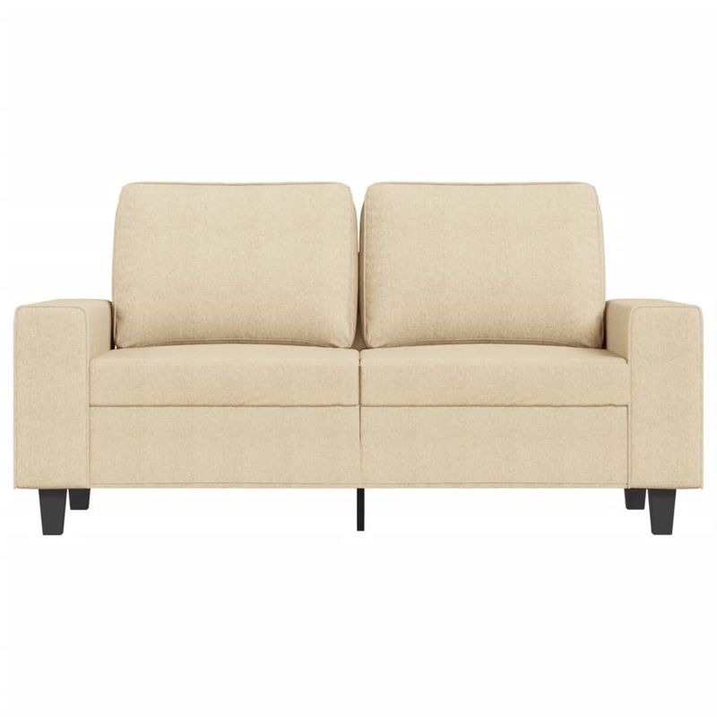 Casa si Gradina - Mobilier - Canapele si coltare - Canapele - Canapea cu 2 locuri, crem, 120 cm, material textil - Infinity.ro