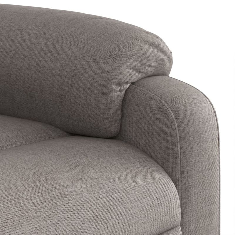 Ingrijire personala si Cosmetice - Sanatate si wellness - Articole wellness - Fotolii de masaj - Fotoliu electric masaj rabatabil cu ridicare, gri taupe, textil - Infinity.ro