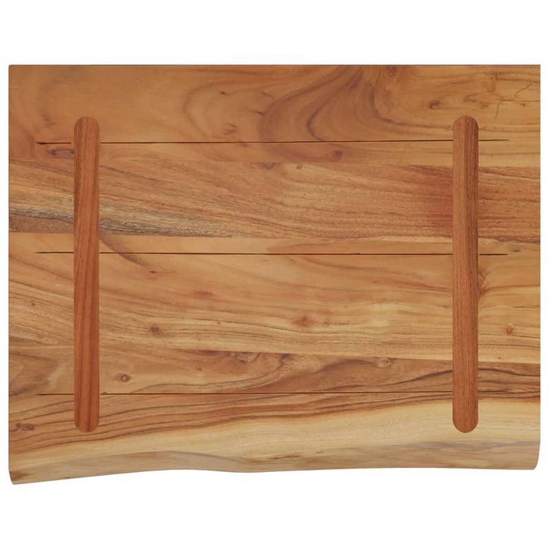 Casa si Gradina - Mobilier - Biblioteci si rafturi - Rafturi - Raft perete 40x30x2,5 cm dreptunghiular lemn acacia margine vie - Infinity.ro
