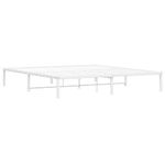 Casa si Gradina - Mobilier - Paturi si accesorii - Paturi - Cadru pat metalic, alb, 180x200 cm - Infinity.ro