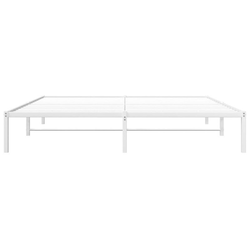 Casa si Gradina - Mobilier - Paturi si accesorii - Paturi - Cadru pat metalic, alb, 180x200 cm - Infinity.ro