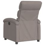 Casa si Gradina - Mobilier - Scaune si fotolii - Fotolii - Fotoliu rabatabil electric, gri taupe, material textil - Infinity.ro