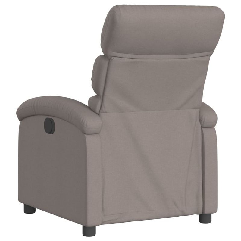 Casa si Gradina - Mobilier - Scaune si fotolii - Fotolii - Fotoliu rabatabil electric, gri taupe, material textil - Infinity.ro