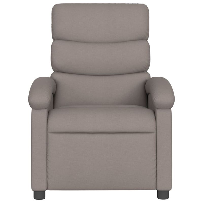 Casa si Gradina - Mobilier - Scaune si fotolii - Fotolii - Fotoliu rabatabil electric, gri taupe, material textil - Infinity.ro