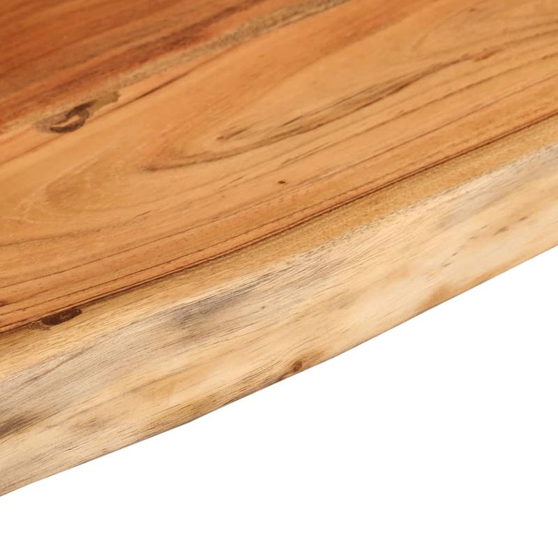 Casa si Gradina - Mobilier - Biblioteci si rafturi - Rafturi - Raft perete 80x20x3,8 cm dreptunghiular lemn acacia margine vie - Infinity.ro
