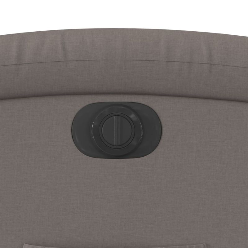 Casa si Gradina - Mobilier - Scaune si fotolii - Fotolii - Fotoliu rabatabil electric, gri taupe, material textil - Infinity.ro