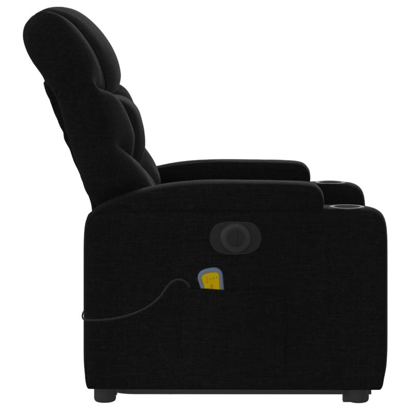 Ingrijire personala si Cosmetice - Sanatate si wellness - Articole wellness - Fotolii de masaj - Fotoliu electric de masaj rabatabil cu ridicare, negru, textil - Infinity.ro