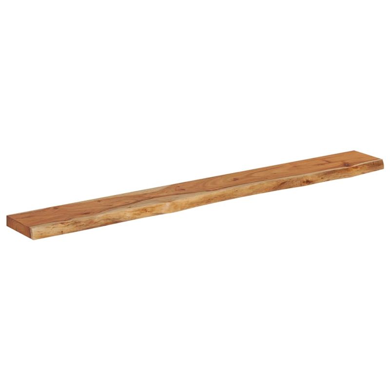 Casa si Gradina - Mobilier - Biblioteci si rafturi - Rafturi - Raft perete 180x20x3,8cm dreptunghiular lemn acacia margine vie - Infinity.ro