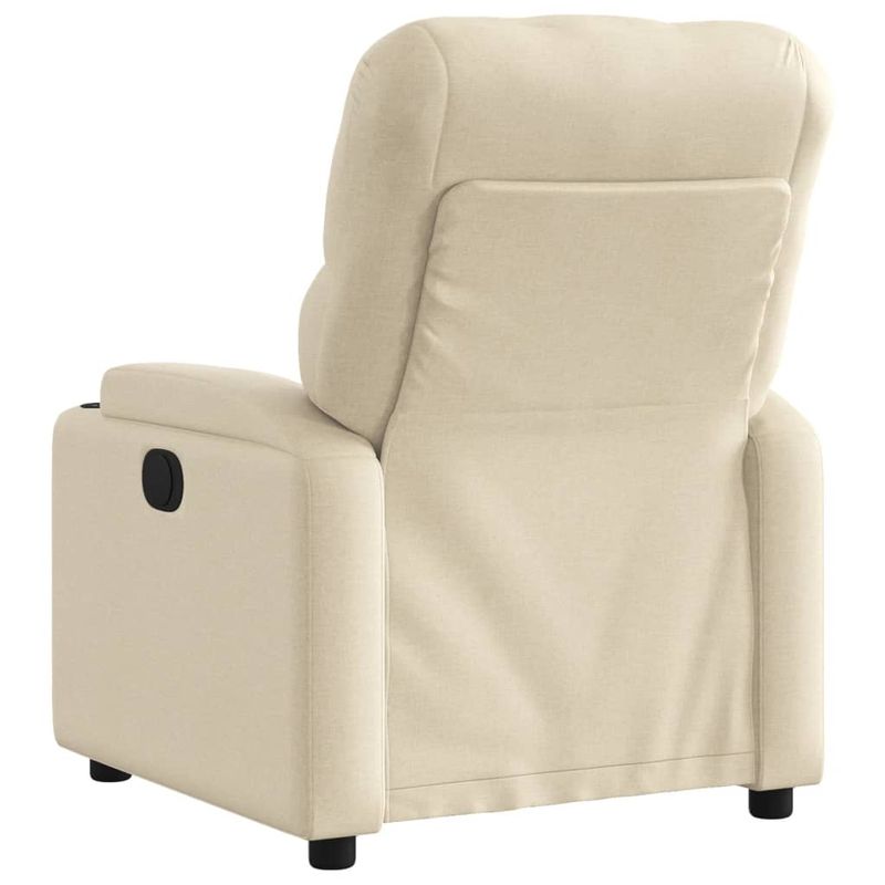 Casa si Gradina - Mobilier - Scaune si fotolii - Fotolii - Fotoliu rabatabil electric, crem, material textil - Infinity.ro
