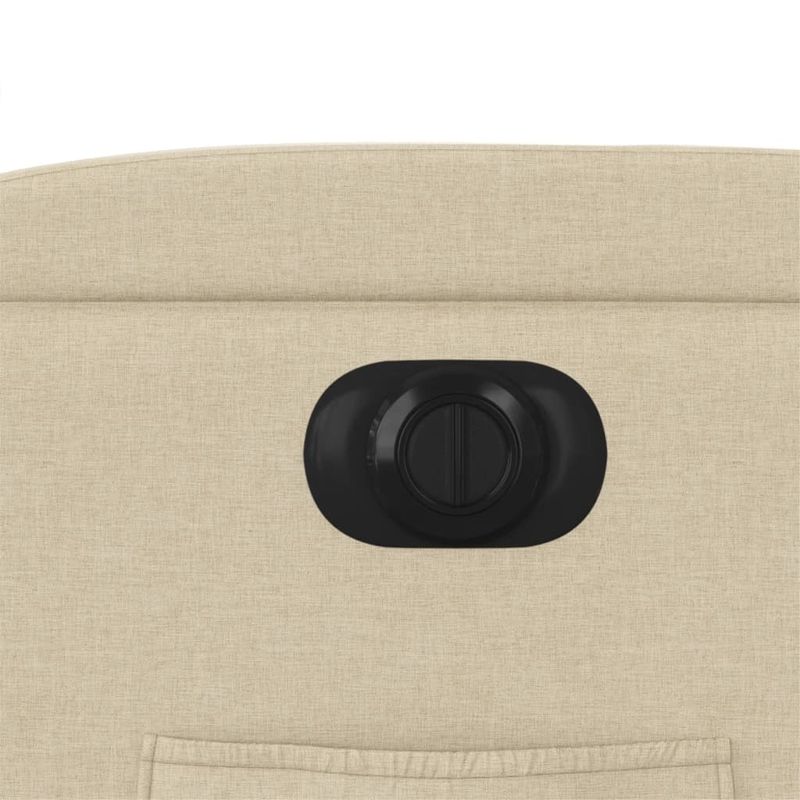 Casa si Gradina - Mobilier - Scaune si fotolii - Fotolii - Fotoliu rabatabil electric, crem, material textil - Infinity.ro