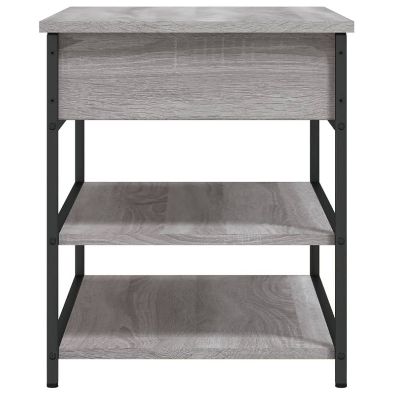 Casa si Gradina - Mobilier - Canapele si coltare - Banchete - Banca de pantofi, gri sonoma, 70x42,5x50 cm, lemn prelucrat - Infinity.ro