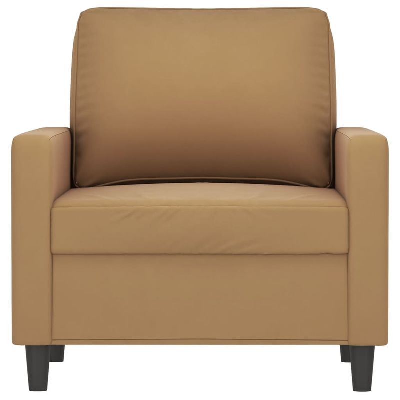 Casa si Gradina - Mobilier - Scaune si fotolii - Fotolii - Fotoliu canapea, Maro, 60 cm, catifea - Infinity.ro
