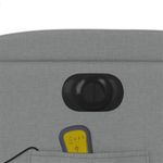 Ingrijire personala si Cosmetice - Sanatate si wellness - Articole wellness - Fotolii de masaj - Fotoliu electric masaj rabatabil cu ridicare, gri inchis textil - Infinity.ro
