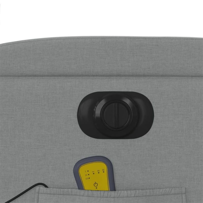 Ingrijire personala si Cosmetice - Sanatate si wellness - Articole wellness - Fotolii de masaj - Fotoliu electric masaj rabatabil cu ridicare, gri inchis textil - Infinity.ro