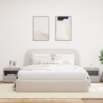 Casa si Gradina - Mobilier - Comode si corpuri - Noptiere - Noptiere cu lumini LED, 2 buc., gri sonoma, 50x40x45 cm - Infinity.ro