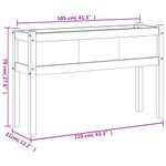 Casa si Gradina - Gradinarit si plante - Plante si ghivece - Ghivece si suporturi - Jardiniere de gradina cu picioare, 2 buc., lemn masiv de pin - Infinity.ro