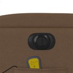 Ingrijire personala si Cosmetice - Sanatate si wellness - Articole wellness - Fotolii de masaj - Fotoliu electric de masaj rabatabil cu ridicare, maro, textil - Infinity.ro