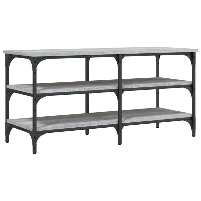 Casa si Gradina - Mobilier - Canapele si coltare - Banchete - Banca de pantofi, gri sonoma, 100x38,5x49 cm, lemn prelucrat - Infinity.ro
