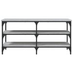 Casa si Gradina - Mobilier - Canapele si coltare - Banchete - Banca de pantofi, gri sonoma, 100x38,5x49 cm, lemn prelucrat - Infinity.ro