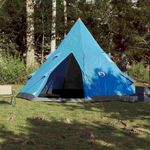 Sport si Outdoor - Camping - Corturi camping - Cort de camping pentru 4 persoane, albastru, impermeabil - Infinity.ro