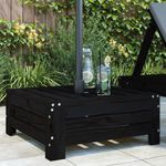 Casa si Gradina - Gradina si terasa - Umbrele si pavilioane - Umbrele - Masca pentru suport de umbrela, negru, lemn masiv de pin - Infinity.ro