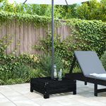 Casa si Gradina - Gradina si terasa - Umbrele si pavilioane - Umbrele - Masca pentru suport de umbrela, negru, lemn masiv de pin - Infinity.ro