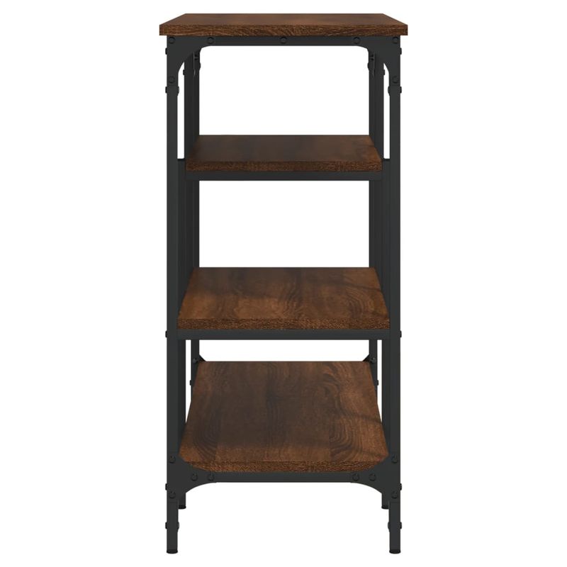 Casa si Gradina - Mobilier - Comode si corpuri - Console - Masuta consola cu rafturi, stejar maro, 100x35x75 cm - Infinity.ro