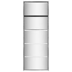 Casa si Gradina - Mobilier - Organizare si depozitare - Organizator incaltaminte - Pantofar cu oglinda, 5 niveluri, gri beton, 63x17x169,5 cm - Infinity.ro