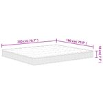 Casa si Gradina - Mobilier - Saltele si somiere - Saltele - Saltea cu arcuri bonnell, fermitate medie, 180x200 cm - Infinity.ro