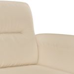 Casa si Gradina - Mobilier - Canapele si coltare - Canapele - Canapea cu 3 locuri, crem, 180 cm, tesatura microfibra - Infinity.ro