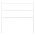 Casa si Gradina - Mobilier - Paturi si accesorii - Accesorii paturi - Tablie de pat metalica, alb, 100 cm - Infinity.ro