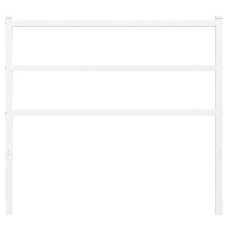 Casa si Gradina - Mobilier - Paturi si accesorii - Accesorii paturi - Tablie de pat metalica, alb, 100 cm - Infinity.ro