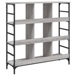 Casa si Gradina - Mobilier - Comode si corpuri - Comode - Servanta, gri sonoma, 102x32x103,5 cm, lemn prelucrat - Infinity.ro