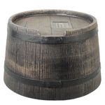 Casa si Gradina - Mobilier - Organizare si depozitare - Recipiente depozitare - Nature Suport butoi apa de ploaie, aspect de lemn, maro, 30,5x58 cm - Infinity.ro