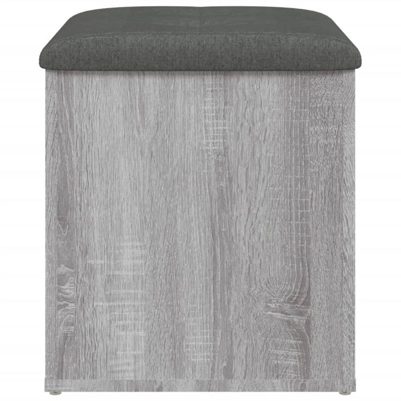 Casa si Gradina - Mobilier - Canapele si coltare - Banchete - Banca de depozitare, gri sonoma, 42x42x45 cm, lemn prelucrat - Infinity.ro