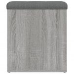 Casa si Gradina - Mobilier - Canapele si coltare - Banchete - Banca de depozitare, gri sonoma, 42x42x45 cm, lemn prelucrat - Infinity.ro