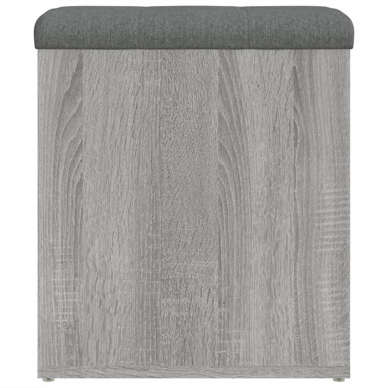 Casa si Gradina - Mobilier - Canapele si coltare - Banchete - Banca de depozitare, gri sonoma, 42x42x45 cm, lemn prelucrat - Infinity.ro