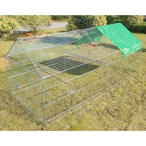 Pet Adapost animale de companie de exterior „Luxury XL” metal 20308