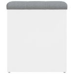 Casa si Gradina - Mobilier - Canapele si coltare - Banchete - Banca de depozitare, alb, 42x42x45 cm, lemn prelucrat - Infinity.ro