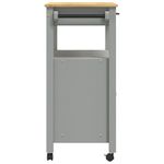 Casa si Gradina - Bucatarie si vesela - Ustensile bucatarie - Cosuri servire - Carucior de bucatarie „MONZA”, 84x40x90 cm, lemn masiv de pin - Infinity.ro