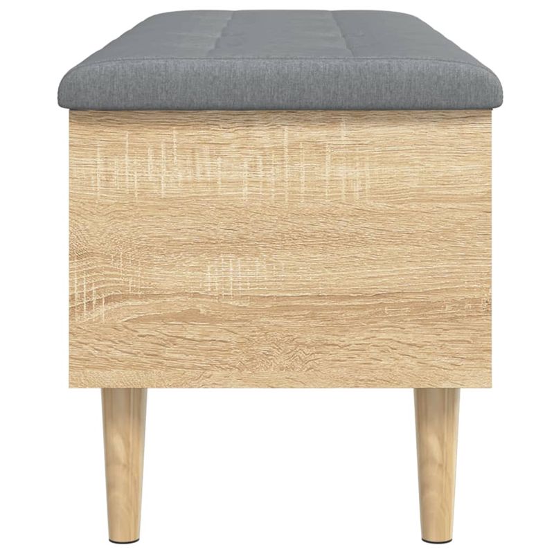 Casa si Gradina - Mobilier - Canapele si coltare - Banchete - Banca de depozitare stejar sonoma, 102x42x46 cm, lemn prelucrat - Infinity.ro