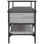 Casa si Gradina - Mobilier - Organizare si depozitare - Bancute - Banca de pantofi, gri sonoma, 85,5x42x57,5 cm, lemn prelucrat - Infinity.ro