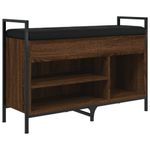 Casa si Gradina - Mobilier - Organizare si depozitare - Bancute - Banca de pantofi, stejar maro, 85,5x32x57,5 cm, lemn prelucrat - Infinity.ro