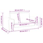 Casa si Gradina - Mobilier - Mobilier copii - Mobilier camera copiilor - Canapea extensibila pentru copii cu 2 locuri, roz, plus moale - Infinity.ro
