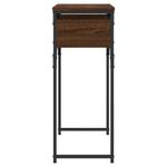 Casa si Gradina - Mobilier - Comode si corpuri - Console - Masuta consola cu raft stejar maro 75x30x75 cm lemn prelucrat - Infinity.ro