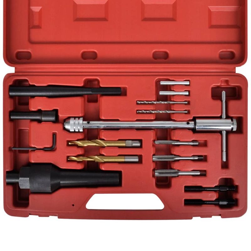 Auto si Moto - Reparatii si depanare - Scule auto - Scule si truse auto - Set extractor bujii reparare filet pentru Audi Seat VW Mercedes Opel - Infinity.ro