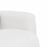Ingrijire personala si Cosmetice - Sanatate si wellness - Articole wellness - Fotolii de masaj - Fotoliu de masaj rabatabil, cu taburet, alb, piele ecologica - Infinity.ro