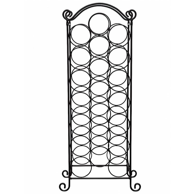 Casa si Gradina - Bucatarie si vesela - Accesorii bar - Suporturi bauturi - Suport sticle de vin pentru 21 de sticle, metal - Infinity.ro