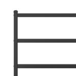 Casa si Gradina - Mobilier - Paturi si accesorii - Paturi - Cadru de pat metalic cu tablie, negru, 135x190 cm - Infinity.ro